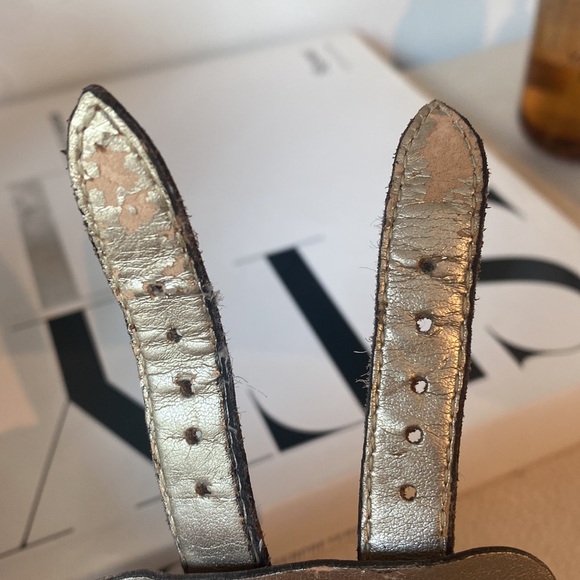 Nine West Gladiator Heech Double Ankle Strap Wedge Heels in Tan - Picture 10 of 16